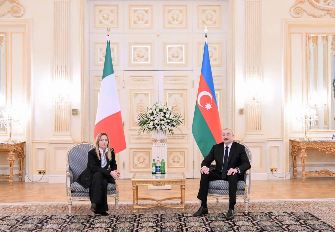 İtaliya Nazirlər Şurasının sədri Ciorcia Meloni Azərbaycana səfərə gəlib
