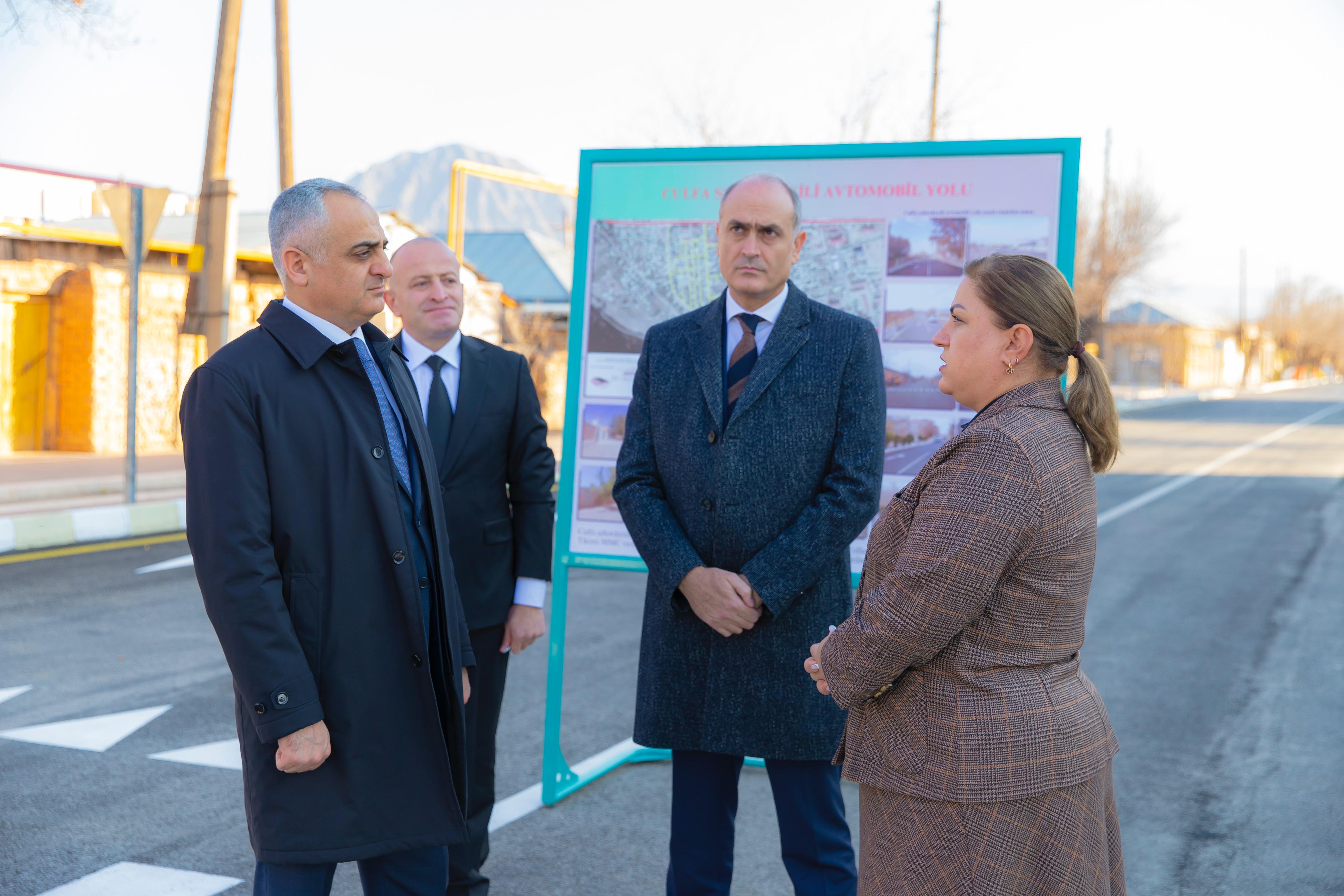 Naxçıvanda dövlət proqramı çərçivəsində yerli əhəmiyyətli avtomobil yolları əsaslı təmir olunur