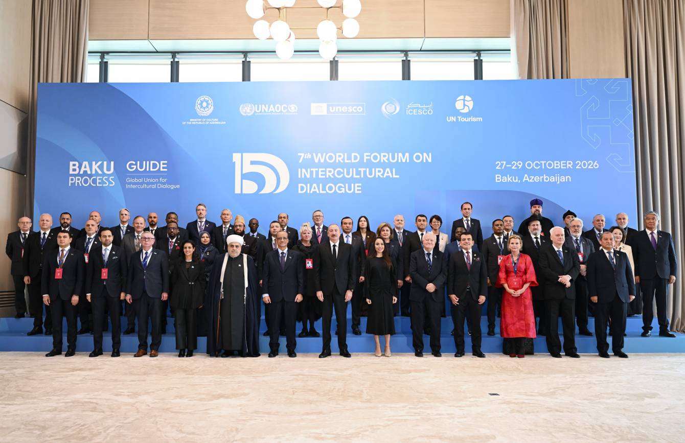 Prezident İlham Əliyev VII Ümumdünya Mədəniyyətlərarası Dialoq Forumunun açılışında çıxış edib, ICESCO-nun Baş direktoru ilə görüşüb