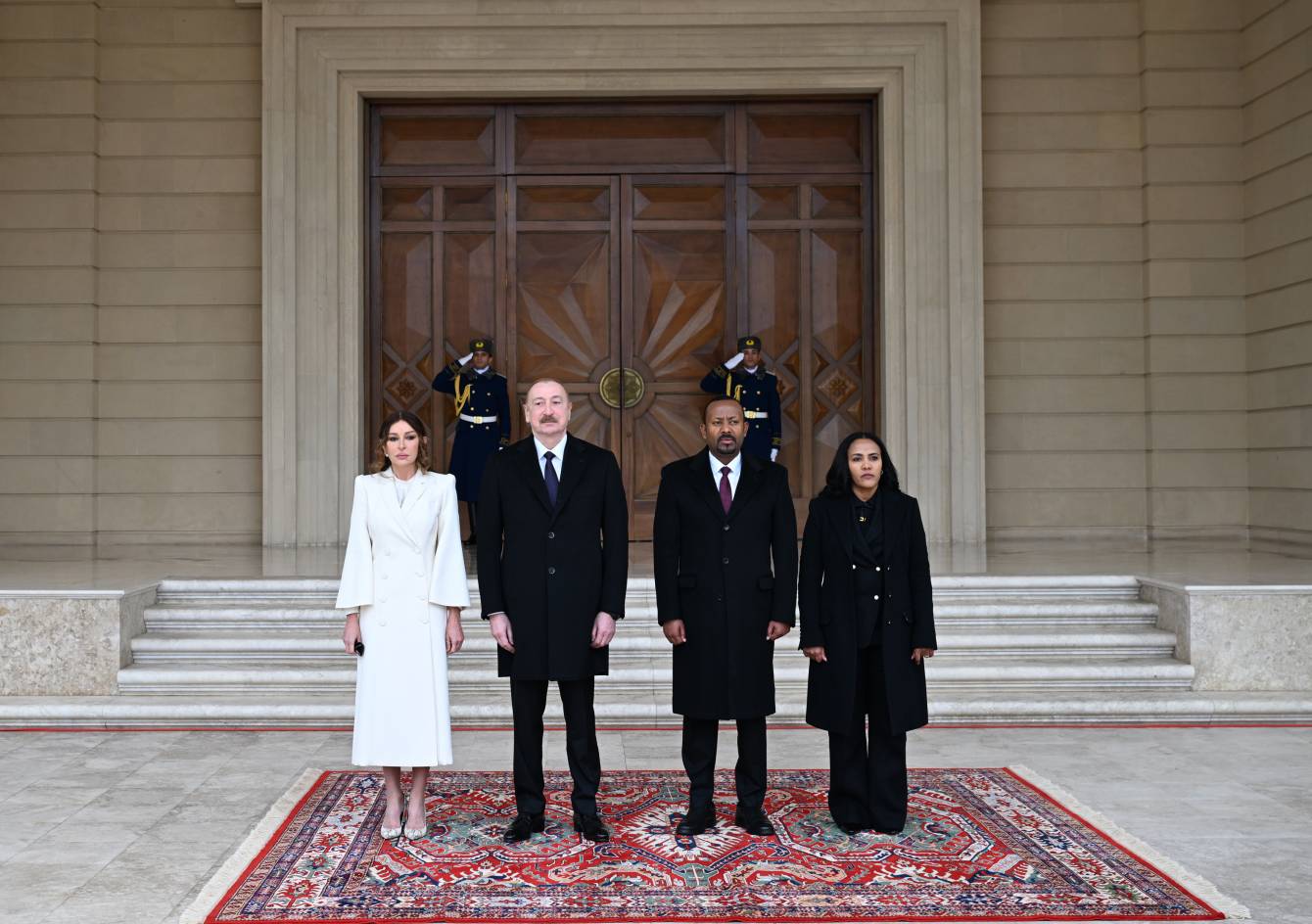 Efiopiyanın Baş nazirinin rəsmi qarşılanma mərasimi olub